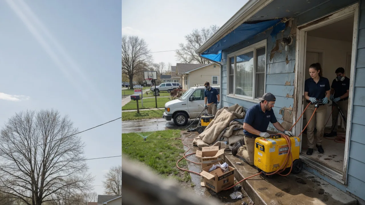 Basement Flood Cleanup in Schaumburg, IL near me